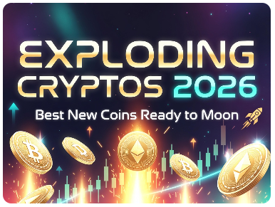 Exploding Cryptos 2026 - Best new cryptocurrencies ready to moon